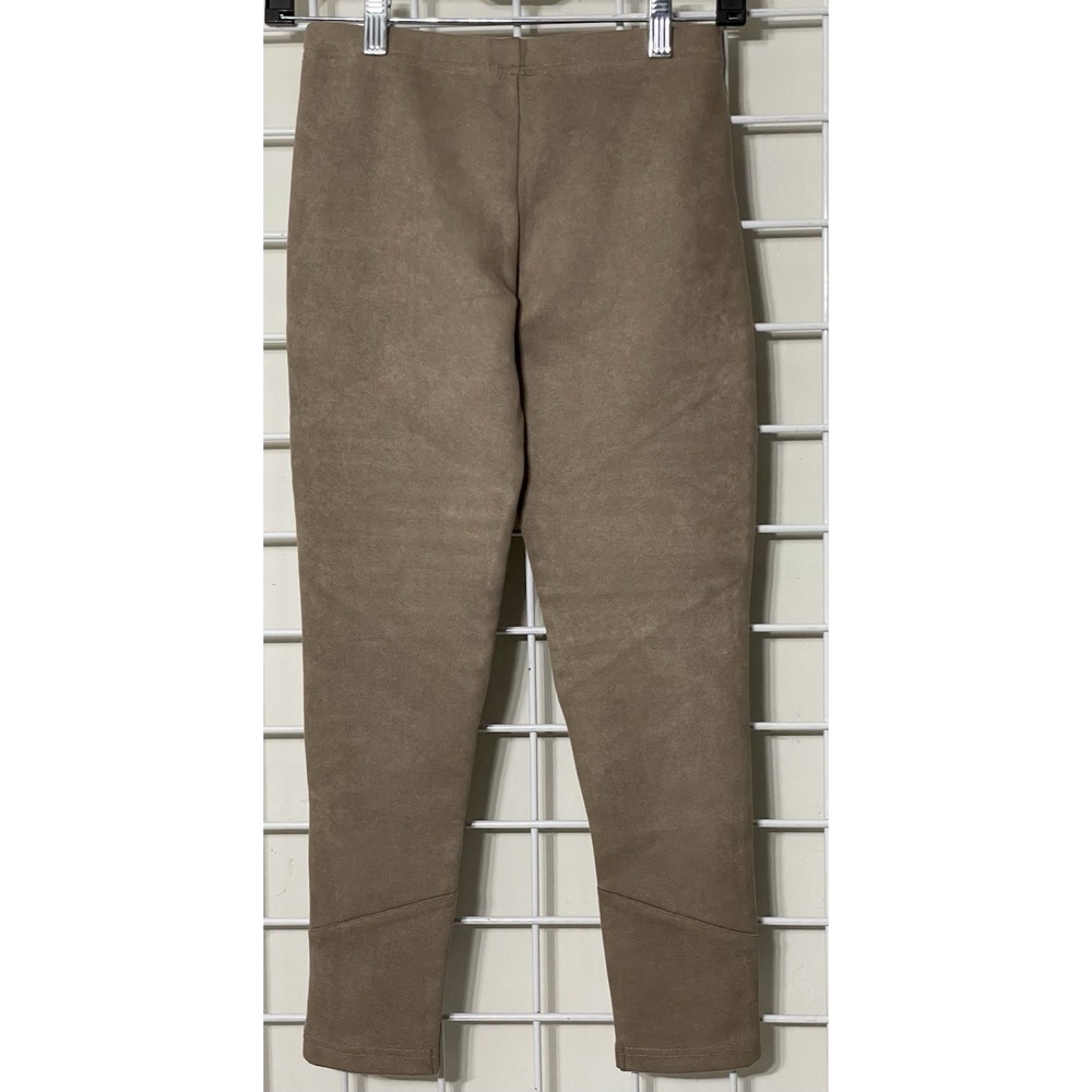 Matilda‎ Jane Girls Size 12 Heart To Heart Suede Moto Leggings Camel - Picture 3 of 6